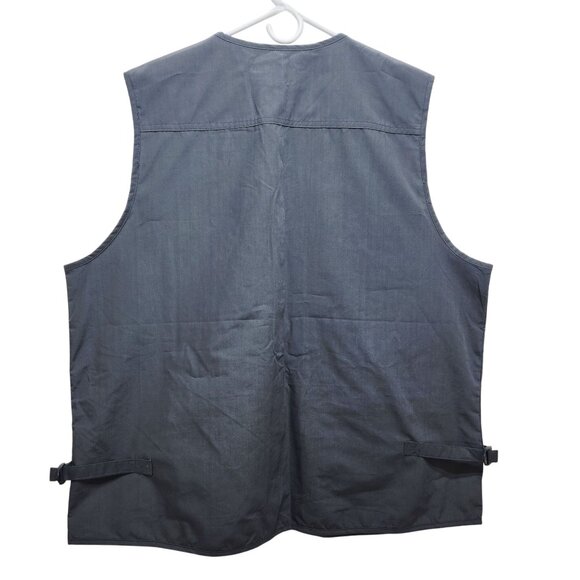 Olympina Mens Outdoor Multi-Pocket Utility Vest Size 2XL Gray - Picture 5 of 5